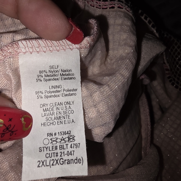 Pink Sequin Camisole Top Girls Nite, Date Night XS - Picture 6 of 7